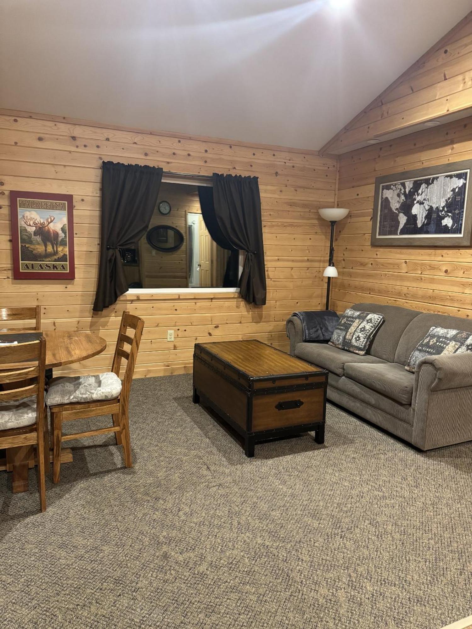 Susitna River Lodging, Backwoods Cabins Talkeetna Luaran gambar